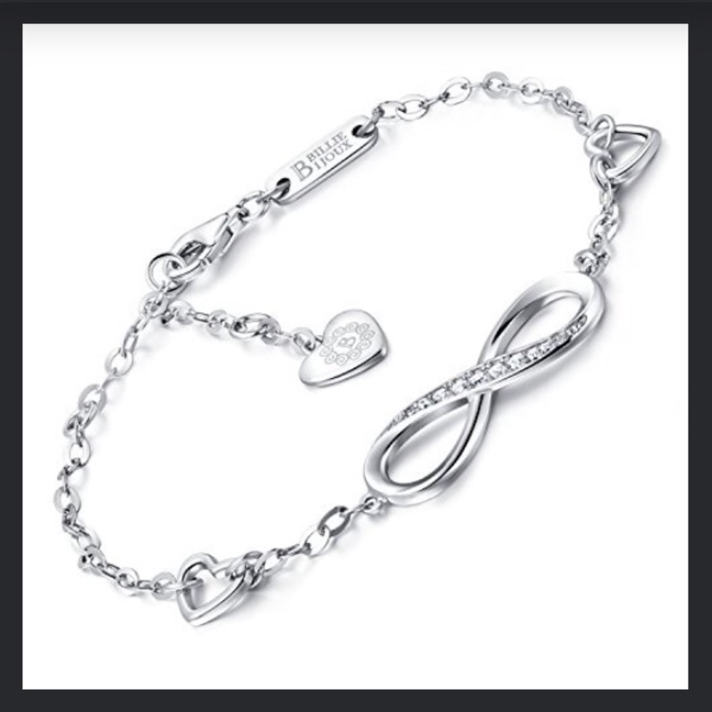 Billie bijoux bracelet 915 silver infinity